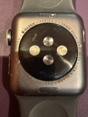 iphone saatlar: Apple Watch Series 3 – 38 mm, alüminium korpus, Ion‑X şüşə, kompozit — 2
