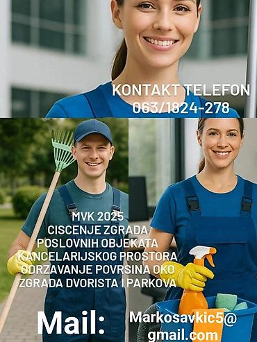 Usluge u domaćinstvu: Profesionalne usluge čišćenja i održavanja – MVK 2025 Specijalizovani — 1