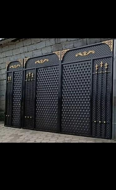 Распашные ворота: Стальные уличные ворота и калитки - Материал: сталь. - Тип — 1