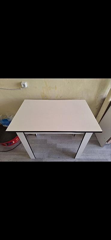 işlənmiş mətbəx stolu: Mətbəx masası, İşlənmiş, Açılmayan, Laminat, Kvadrat masa — 1
