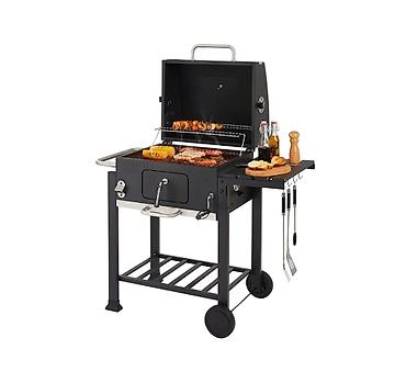 stolic: GRILL MEISTER KANSAS Roštilj na drveni ugalj – sa poklopcem i — 5
