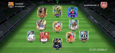 NES Classic: FC Mobile oyununda yüksək reytinqli komanda hesabi - Ümumi GEN: 113 -