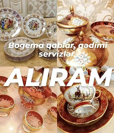bagema qablar: Qədimi qablar, servizlər, bogema qablar alıram — 1