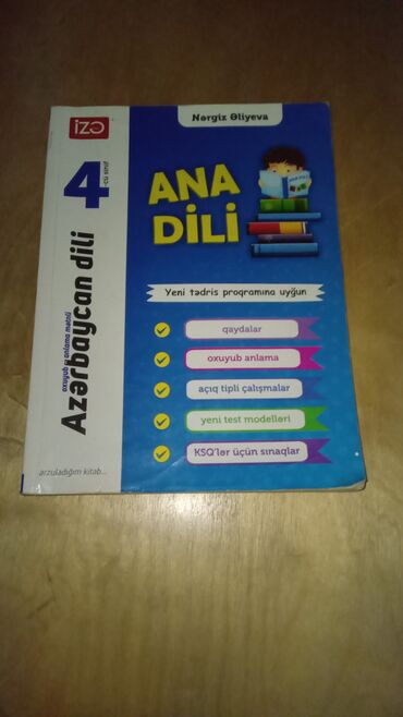 9 cu sinif kitabları: Işlənmiş izə kitabı 4-cü sinif üçün