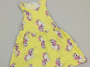 żółty trencz: Sukienka, H&M, 2-3 lat, 92-98 cm, stan - Dobry