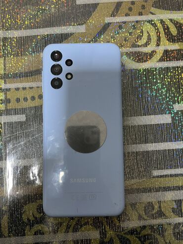 Samsung: Samsung Galaxy A13, 64 GB, rəng - Mavi, Düyməli, Barmaq izi, Face ID