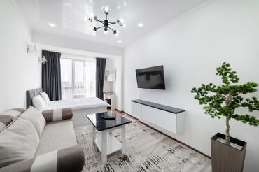 квартиры в кок жар: 1 комната, 42 м², Элитка, 6 этаж, Евроремонт