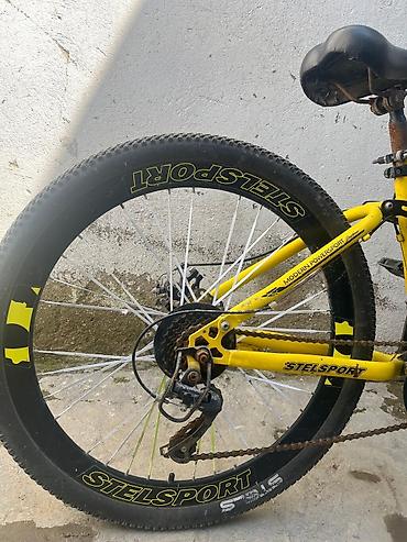 Velosipedlər: Stelsport LH-600 dağ velosipedi - Rəng: sarı-qara - Çərçivə: qatlanan — 4