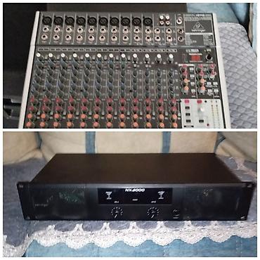 Digər auditexnika: Səhnə və tədbirlər üçün tam səs sistemi paketi Tərkib: - Mixer pultu — 13