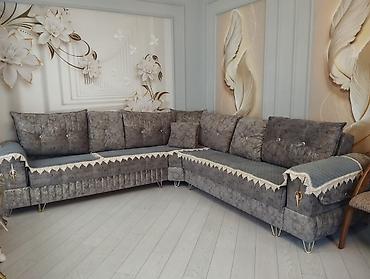 divan ayagi: Məhsul: L formalı yumşaq künc divanı - Dizayn: Modern L-künc forması — 1