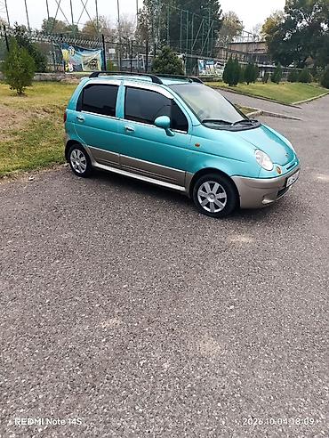 Daewoo Matiz: 2026 г., Механика, Хэтчбэк at lalafo.kg Daewoo Matiz: 2026 г., Механика, Хэтчбэк