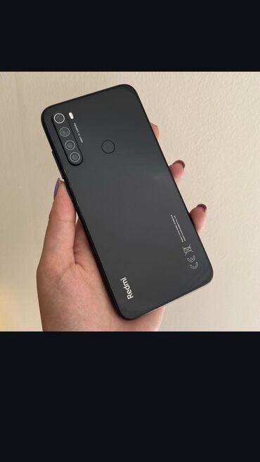 редми нот 10 прл: Redmi, Redmi Note 8, Колдонулган, 64 ГБ, түсү - Кара, 2 SIM
