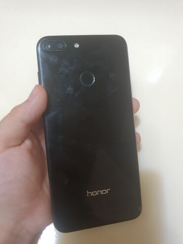 сенсорные телефоны: Honor 9 Lite, Б/у, 64 ГБ, цвет - Черный, 2 SIM