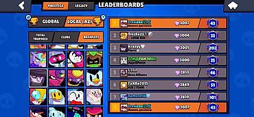 pc disk: Brawl stars oyun hesabi Azerbaycanda mortis N1 - 3010 kupa Dunyada — 1