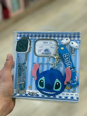 Stitch mövzulu aksessuar dəsti Dəstə daxildir: - Bluetooth TWS