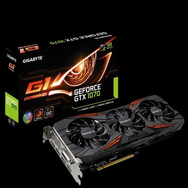 3080 видеокарта: Видео карта, Колдонулган, Gigabyte, GeForce GTX, 8 ГБ, ПК үчүн