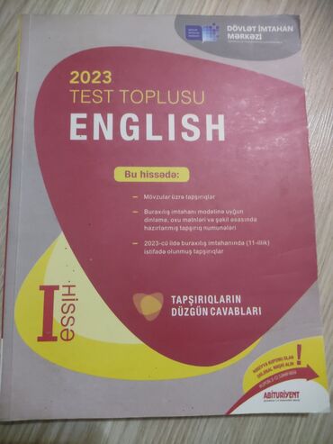 физика сборник тестов pdf 2023: İngilis dili Testlər 11-ci sinif, DİM, 1-ci hissə, 2023 il