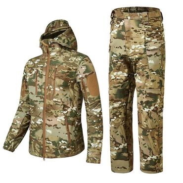 Спортивные костюмы: Тактический костюм Softshell: куртка с капюшоном + брюки Назначение