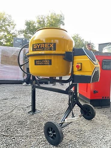 Оборудование для бизнеса: Бетоносмеситель GYREX S245L (Germany Craft) - Тип: электрический — 3