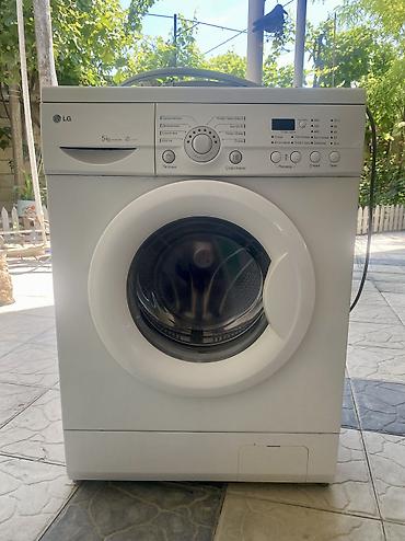 irşad 13 pro max: LG paltaryuyan maşın – önyükləməli, 5 kq tutum. Xüsusiyyətlər: - Ön — 1