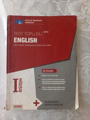 riyaziyyat test toplusu pdf 2019: İngilis dili test toplusu