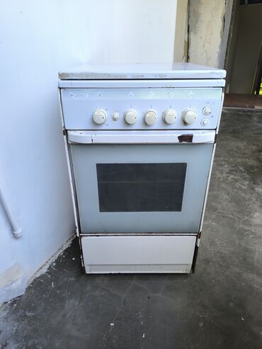 Plitələr və bişirmə panelləri: Plitə Qazlı, Ayrıca dayanan, 4 gözlü, İşlənmiş