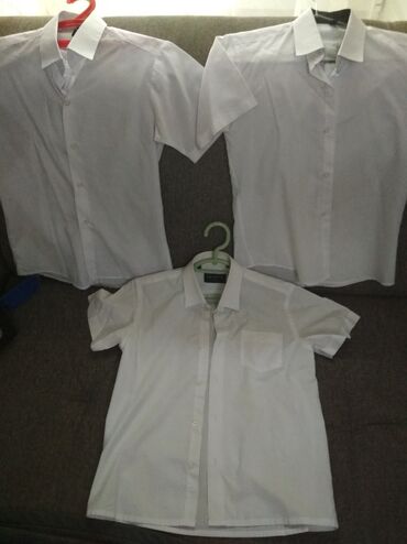 платья рубашки короткое: Рубашка XS (EU 34), цвет - Белый