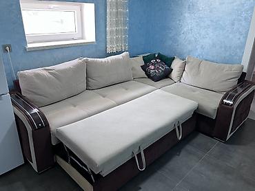 Divanlar: Künc divan, İşlənmiş, Açılan, Bazalı, Parça, Çatdırılma yoxdur — 1