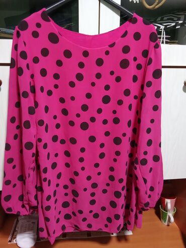havajske košulje: 3XL (EU 46), Polyester, Dots, color - Pink