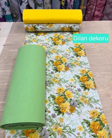 Fiqurlar: Gilan dekoru parçaları - Rulon şəklində parça dəsti: biri çiçək