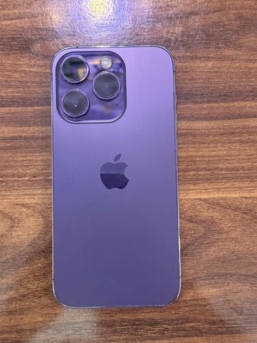 iphone 15 pro max ekran qiymeti: IPhone 14 Pro, 128 GB, Deep Purple, Face ID