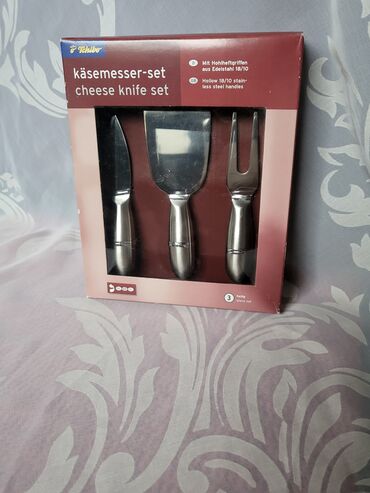 Noževi: Kuhinjiski komplet Stainless Steel oznaka 18/10 Nemacka. Trodelni deo — 9