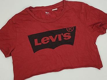 czerwony lech: Levi’s, T-shirt damski, rozmiar S — 1