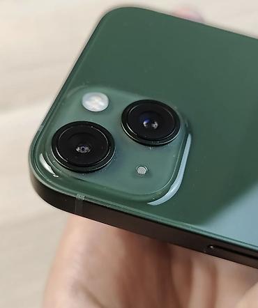 iphone zaryatka: IPhone 13, 128 GB, Alpine Green, Zəmanət, Simsiz şarj, Face ID — 3