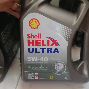 Mühərrik yağları: Shell Helix, 4 l, 5w40