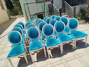 salon masa: Qonaq otağı üçün, İşlənmiş, Qatlanmayan, rəng - Ağ Stul — 1