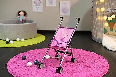 lio ju patike: Kolica za lutke Knorrtoys “Sim” – Princess Pink - Kompaktna, lagana — 1