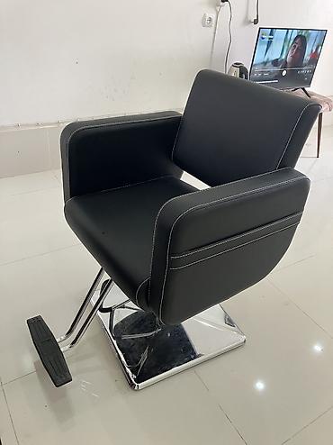 salon kresloları: Bərbər/kosmetoloji kreslo yep yenidi 5 gündü alınıb - Rahat, geniş — 1