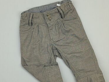 koszulka brązowa: Baby material trousers, 6-9 months, 68-74 cm, H&M, condition - Very good