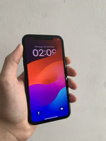 Apple iPhone: IPhone Xr, Б/у, 64 ГБ, Черный, Наушники, Зарядное устройство, Защитное стекло, 76 %