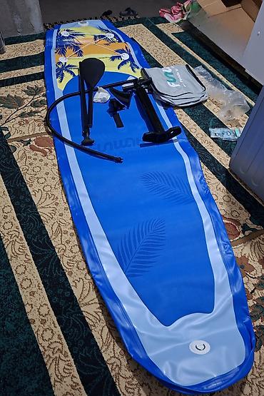 Лодки и комплектующие: СРОЧНО!!! Надувной SUP-борд Fuwator SUPFW69B — универсальный комплект — 5