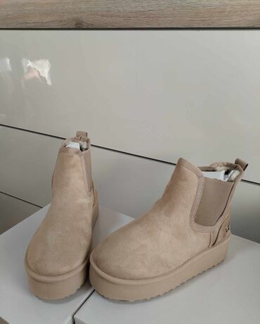 obuća iz turske: Ugg mini čizme, bоја - Bež, 41