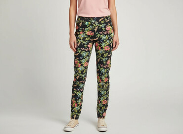 ccc sandały damskie z zakrytą piętą: Oasis, Material trousers for women, size M
