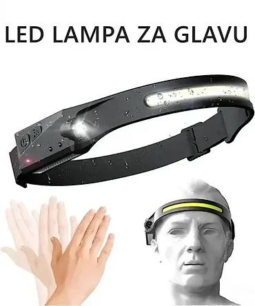 rambo noz 1: LED LAMPA ZA GLAVU SA SENZOROM | LED COB lampa za glavu, lampa za — 4