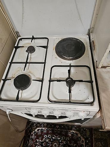 Техника и электроника: Комбинированная плита, Indesit, Б/у, Напольная, Механическая, Полная оплата — 1