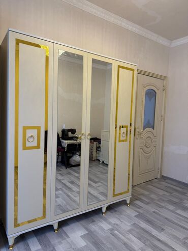 черепица в баку: Новый, Распашной, 4 двери Прямой шкаф, Азербайджан