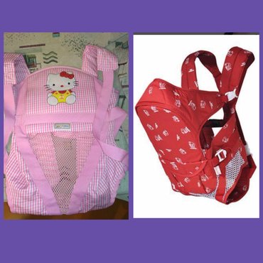 kitty: Рукзаки-кенгуру, новый розовый hello kitty, бордовый немного не такой-