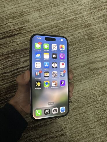 iphone 14 pro в рассрочку без переплат: IPhone 14 Pro, Колдонулган, 128 ГБ, Jet Black, Коргоочу айнек, 82 %