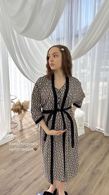 Ночные сорочки: Двойки тройки для беременных и кормящих мам Все размеры есть рынок — 10