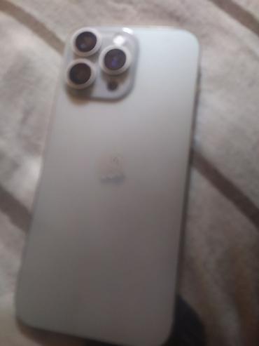 iphone 14 plus: IPhone 16 Pro Max, Б/у, 1 ТБ, Серебристый, Чехол, 100 % — 1